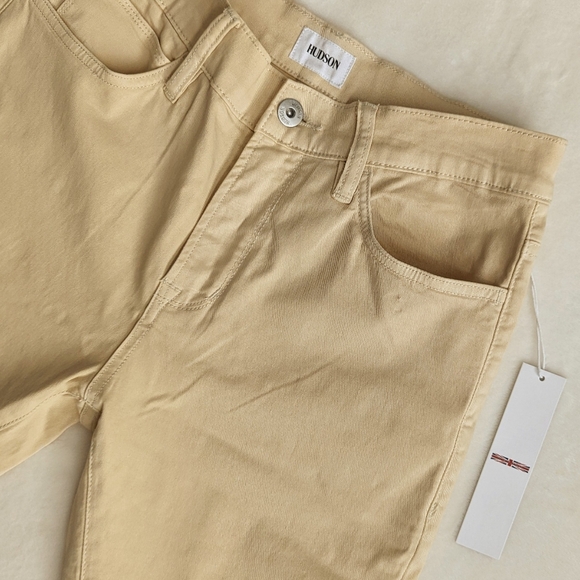 Hudson Jeans Ace Men's Jeans Skinny Extra Fitted Zip Fly Bleached Sand 30 NWT - Picture 7 of 12
